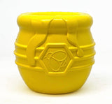 Yellow Honey Pot Treat Dispenser Chew Toy By SodaPup