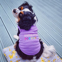Pampered Poochie Dog T-Shirt By Parisian Pet