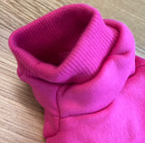 Hot Pink Cosy Dog Hoodie