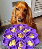 Purple Mandala Design eTray Enrichment Tray for Dogs By Soda Pup