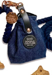 City Dark Denim Pooch Treat Pouch By Doodle Couture