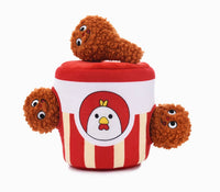 Fast Food Fried Chicken Hide & Seek Dog Toy By Hugsmart