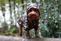 Rainstorm Green Camouflage Print Dog Jacket By Urban Pup