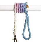 Pastel Ombré Woof Stock Natural Rope Lead By Doodle Couture