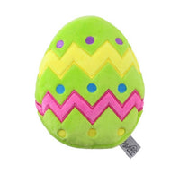 Green Plush Easter Egg Dog Toy By Midlee