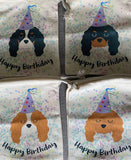 Happy Birthday Confetti Dog Keepsake Bag By Hoobynoo