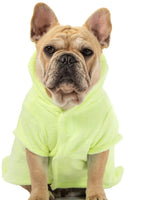 Lime Drying Coat Bath Dog Robe By Big & Little Dogs