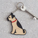 Border Terrier Dog Keyring By Sweet William