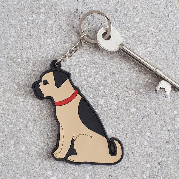 Border Terrier Dog Keyring By Sweet William