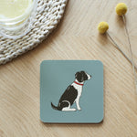 Black & White Springer Spaniel Dog Coaster By Sweet William
