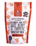 Goji Berry & Turmeric Dog Biscuit Baking Mix in a Pouch Pouch By Doggy Baking Co