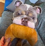 Brunch Pup's Croissant Dog Toy by P.L.A.Y