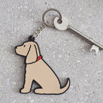 Golden Cocker Spaniel Dog Keyring By Sweet William