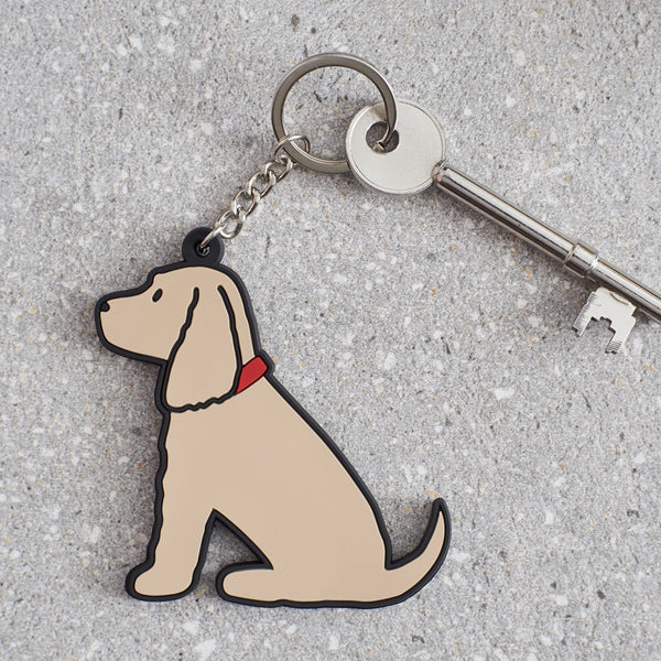 Golden Cocker Spaniel Dog Keyring By Sweet William