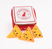 Zippy Burrow Pizza Box Toy By Zippy Paws