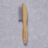 Bamboo Metal Dog Comb By Sweet William