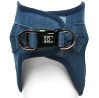 Midwash Denim Blue Step In Harness By Doodle Couture