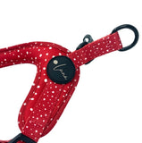 Dotty For You Red Dog Step In Harness  By The Luna Co