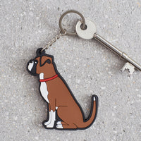Boxer Dog Keyring By Sweet William