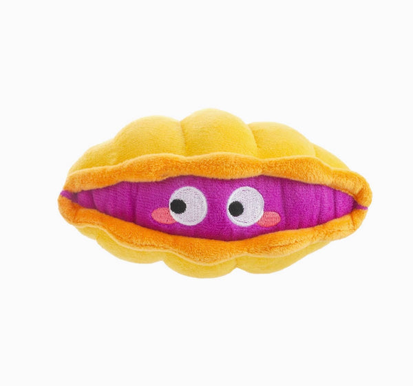 Ocean Pals Clam Shell Hidden Dog Toy By Hugsmart