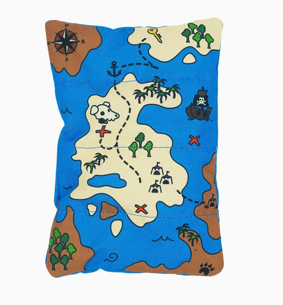 Pirate Pups Treasure Map Dog Toy By Hugsmart