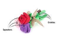 Love Rover’s Roses Flowers Plush Dog Toy By P.L.A.Y
