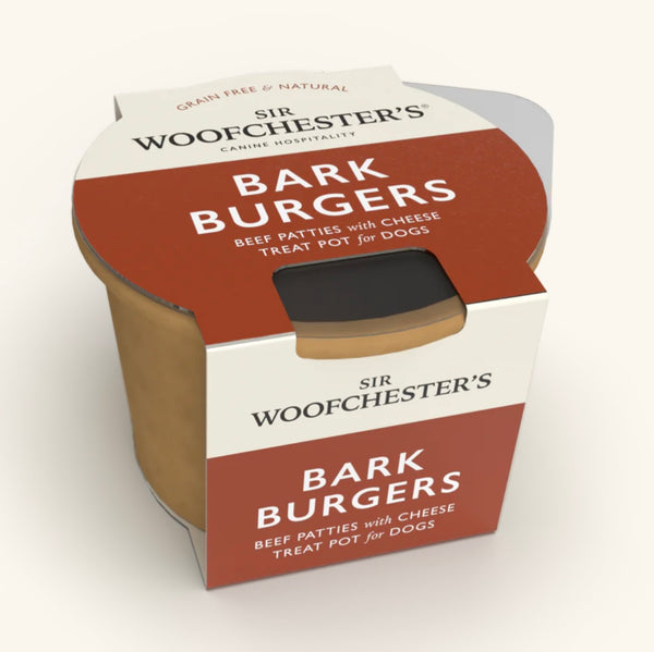 Bark Burgers Treat Pot By Sir Woofchester’s