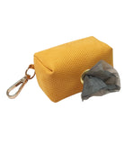 Yellow Luxury Dog Poo Bag Holder By The Luna Co