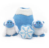 Holiday Burrow Yeti Mountain Toy By Zippy Paws