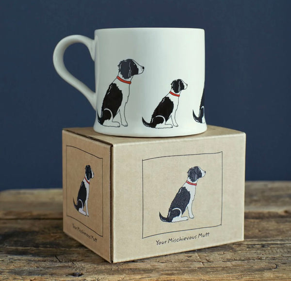 Black & White Springer Spaniel Mug By Sweet William