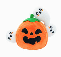 Ghost Pumpkin Halloween Hide & Seek Dog Toy By Hugsmart