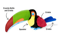 Fetching Flock Toucan Dog Toy By P.L.A.Y