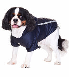 Rainstorm Ink Blue Dog Jacket By Urban Pup