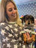 Star Struck Pooch Knitted Sweater By Love From Betty