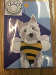 Westie Dog Greeting Card By Lorna Syson