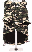 Rainstorm Green Camouflage Print Dog Jacket By Urban Pup