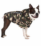 Rainstorm Green Camouflage Print Dog Jacket By Urban Pup
