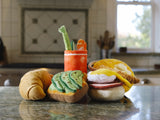 Brunch Eggs Benedict Dog Toy by P.L.A.Y