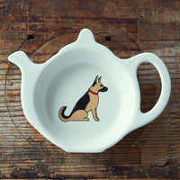 German Shepard Tea Bag Dish By Sweet William