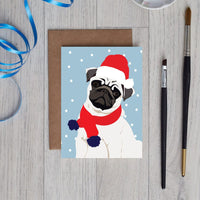 Christmas Dog Greeting Four Card Mixed Bundle By Lorna Syson